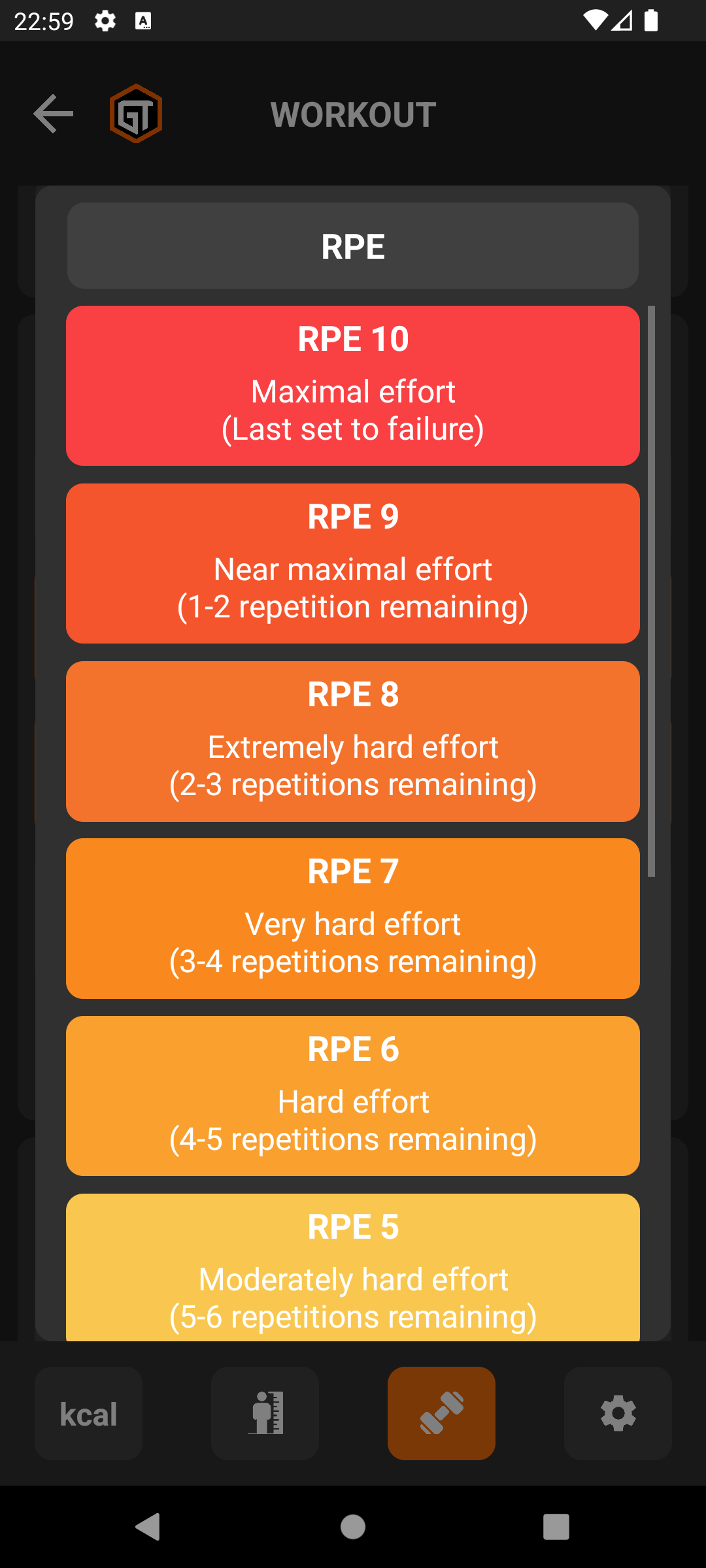 Notes and RPE